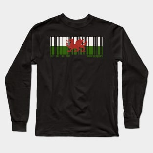 Cymraeg Made in Wales, Cymru Long Sleeve T-Shirt